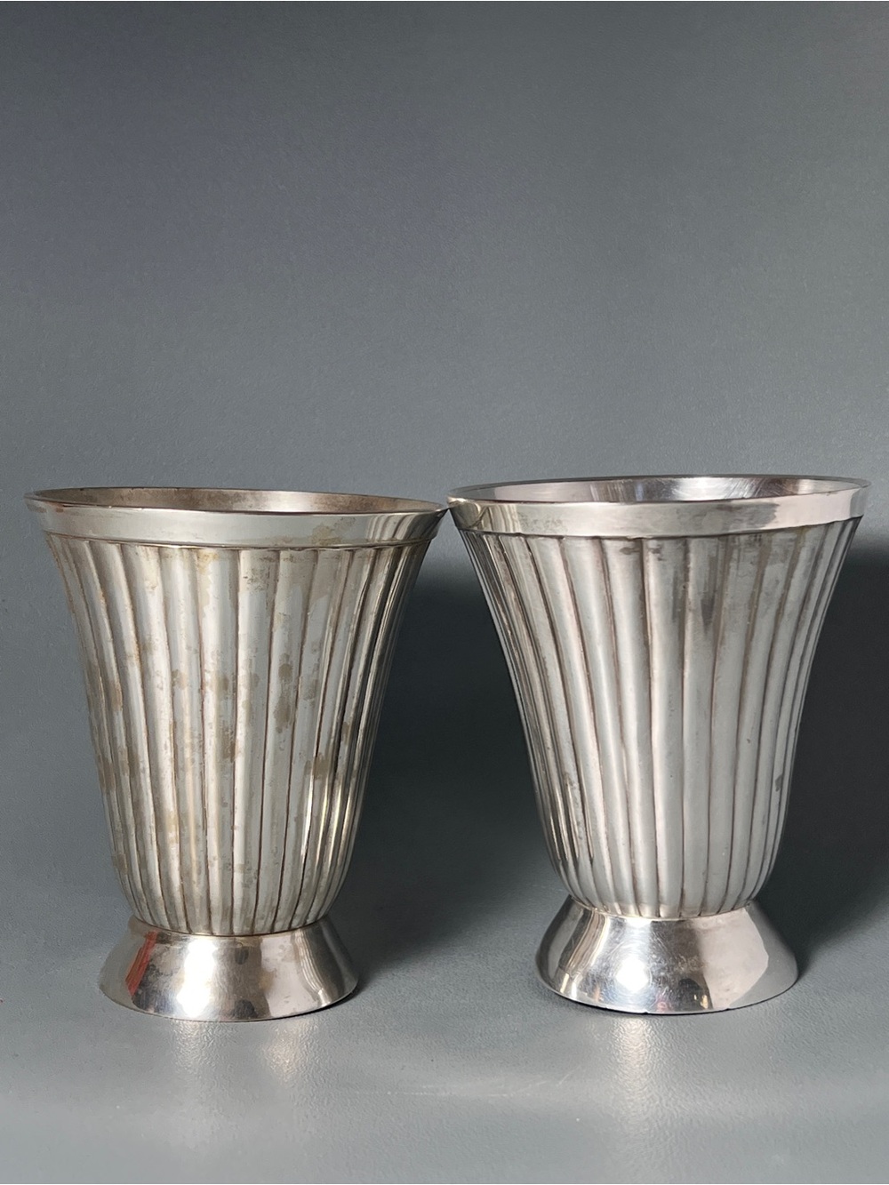 Restoration Hardware Fluted Julep Cups